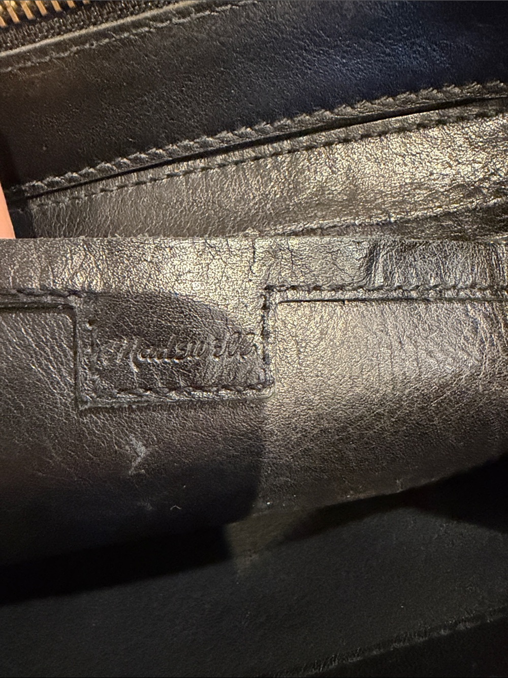 Zip-Top Medium Transport Tote by Madewell (B8) - Picture 5 of 9